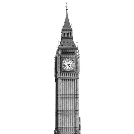 Vlies-Fototapete Big Ben, 50 x 250 cm / 1-tlg. 2