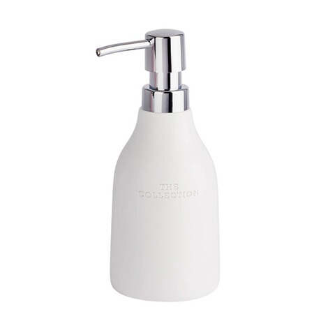 WENKO  Bad-Accessoires Set The Collection White 3-teilig, Zahnputzbecher, Seifenspender & Universaldose 4