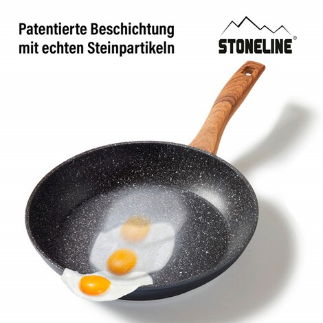 STONELINE  Bratpfanne 28 cm, Made in Germany, Induktion, antihaftbeschichtete Pfanne 4