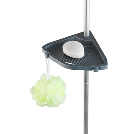 WENKO  Teleskop Duschecke Easy Silber, mit 4 Ablagen 8