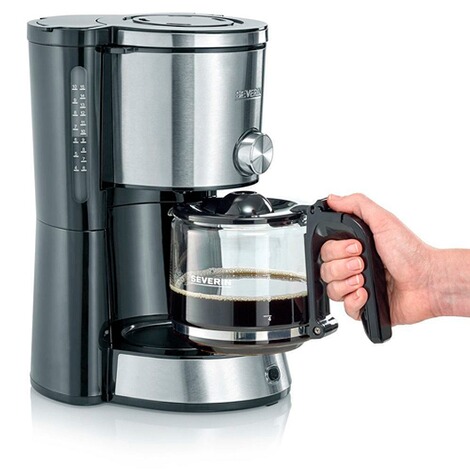 Severin  Kaffeeautomat "TYPE Switch", KA 4825, ca. 1000 W, bis 10 Tassen, AromaSwitch 7