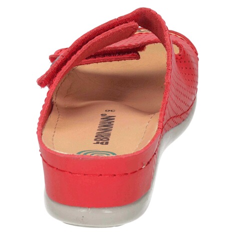 DR. BRINKMANN  VILLORA Pantoletten rot 3