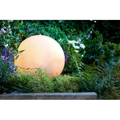 LED-Outdoor-Brunnen Moon Weiß Ø 50 cm Ø 50 1