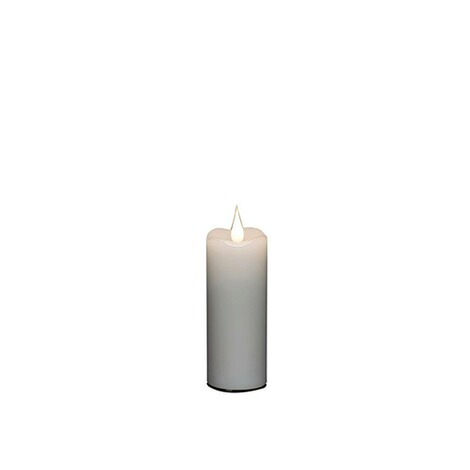 LED Echtwachskerze, weiß, Ø ca. 5 cm  Höhe ca. 12,7 cm 5