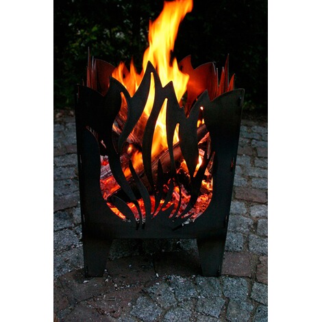 Design Feuerkorb Flamme  ca. 30,5x32x47 cm 10