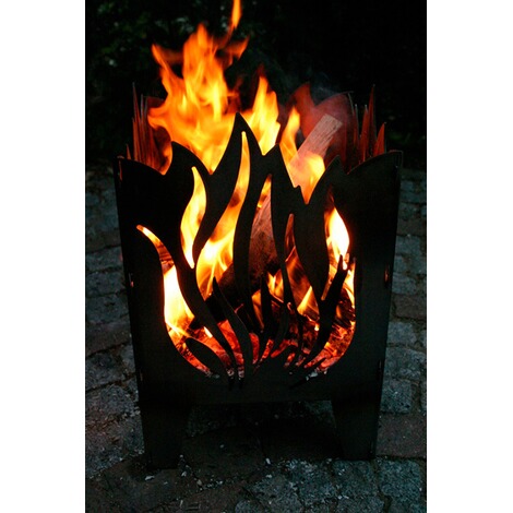 Design Feuerkorb Flamme  ca. 30,5x32x47 cm 11