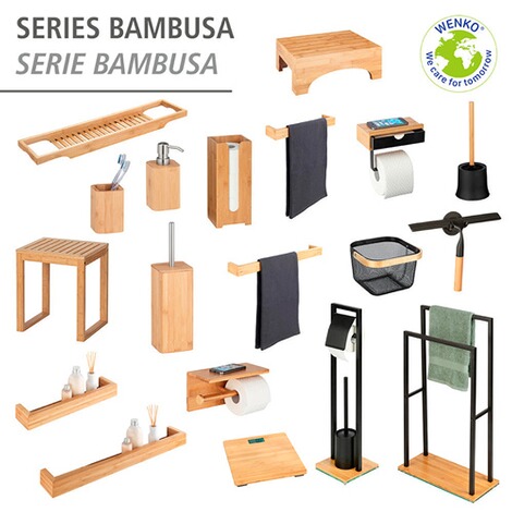 WENKOPersonenwaage Bambusa aus Bambus, digitale Körperwaage bis 180 kg 5