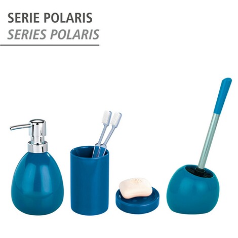 WENKO  WC-Garnitur Polaris Dark Blue Keramik, aus hochwertiger Keramik 5