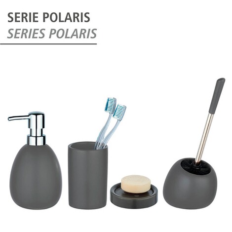 WENKO  WC-Garnitur Polaris Grau matt, aus hochwertiger Keramik 5