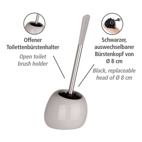 WENKO  WC-Garnitur Polaris Pastel Grey, aus hochwertiger Keramik 2