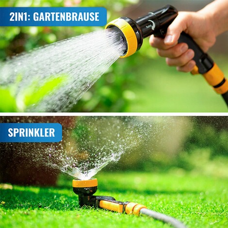 Maximex  Multi-Gartenbrause und-Sprinkler, Gartenbewässerung mit 4 Brausestrahl-Arten 9