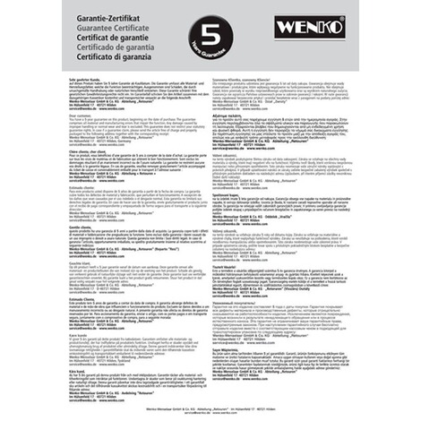WENKO  Edelstahl Stand WC-Garnitur Polvano, WC-Bürste mit Silikon-Bürstenkopf 5