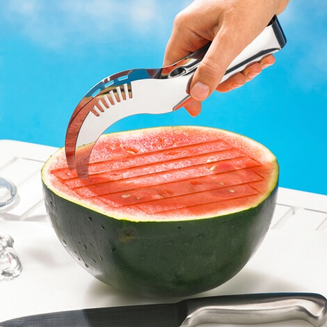 genialo  Wassermelonenschneider & -zange 2