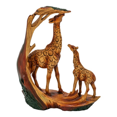 Deko-Giraffen Mama mit Kind 2