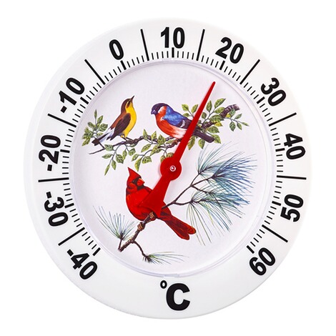 Maxi-Thermometer "Vogelschaar" 1