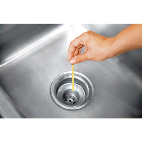 LIUMY Sani Sticks für erstopfte Rohre in Bad Dusche,Küche Spülbecken & WC & Waschbecken Drain Sticks macht den Abfluss zu Hause sauber GREEN 12 Stück Badewanne und vieles mehr Spülbecken 