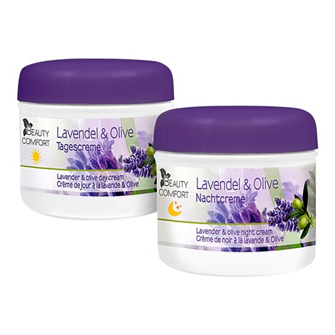 Beauty Comfort  Tages- und Nachtcreme "Lavendel", 2 Stück je 125 ml 1