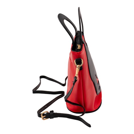 Designertas "Lucy" rood/zwart 6