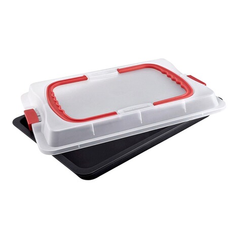 Dr.Oetker  Bakplaat met transportdeksel 2