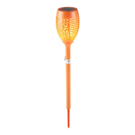 LED-Solar-Gartenfackel orange 2
