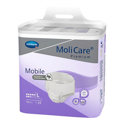 MoliCare Premium Mobile, 2.000 ml Saugleistung, 14 Stück 2