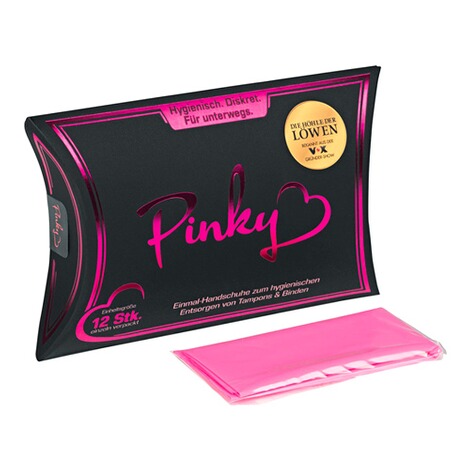 Die Höhle der Löwen Hygienehandschuh "Pinky", 12 Stück ...