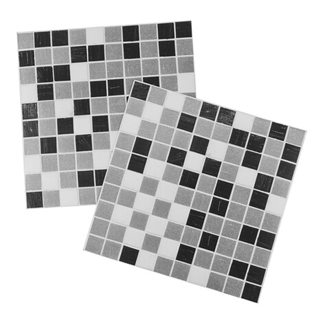 Zelfklevende tegels "Steentjes", 2 stuks grijs 1