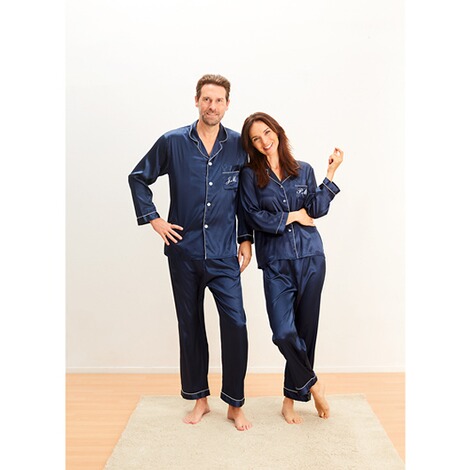 Pyjama personalisiert mit Initialen Herren 3