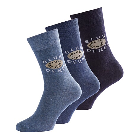 PantherSocksKomfort-Socken "Jeans", 3 Paar 1