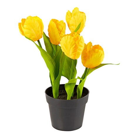 viva domo  Kunstplant Tulpen geel 1