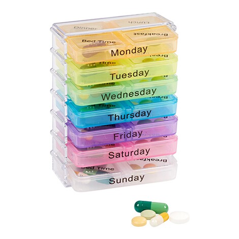 WUNDMED  Tablettenbox "Regenbogen" 2