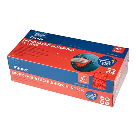 FILMER  Doos microvezeldoekjes, 30 stuks 2