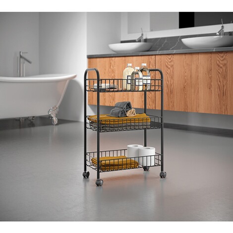 Metaltex  Trolley "Lugano" Lava met 3 etages 3