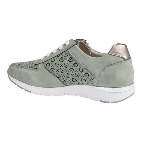 wonderwalk  Comfortsneaker Bloem groen 3