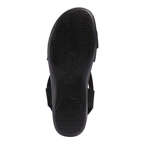AEROSOFT  Stretch Sandale "Kreta" schwarz 5
