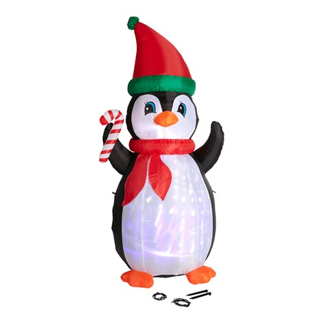 Extra grote kerstfiguur Pinguïn 1