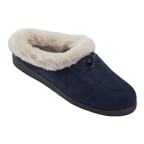 wonderwalk Home  Kuschel-Pantolette "Pia" blau 1