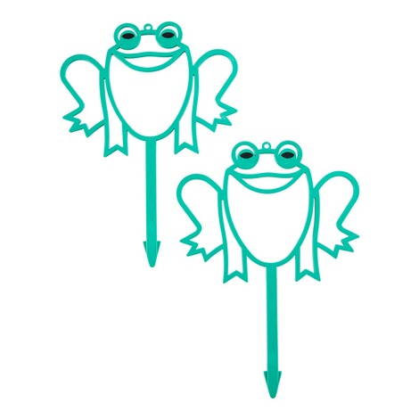 genialo  Gartenstecker "Frosch", 2 Stück 2