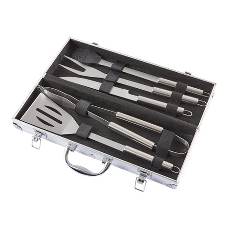 Barbecuekoffer met naam, 6 delen 2
