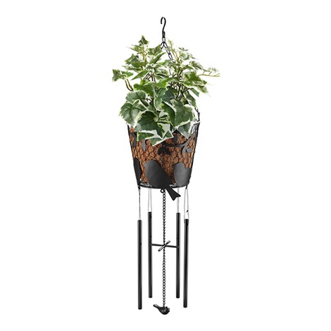 viva domo  Set metalen hang-bloempot en kunstplant Klimop 1