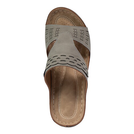 wonderwalk  Bequem-Pantolette "Petra" grau 4