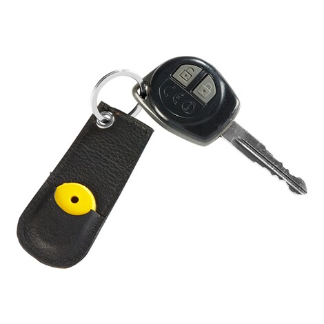 Impex  Leder-Schlüsselanhänger "Chip" schwarz 2