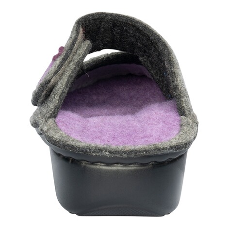 wonderwalk  Klett-Pantolette "Karin" anthrazit 7