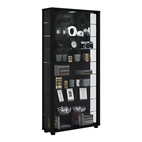 VCM  Sammelvitrine "Lumo Maxi" schwarz 1