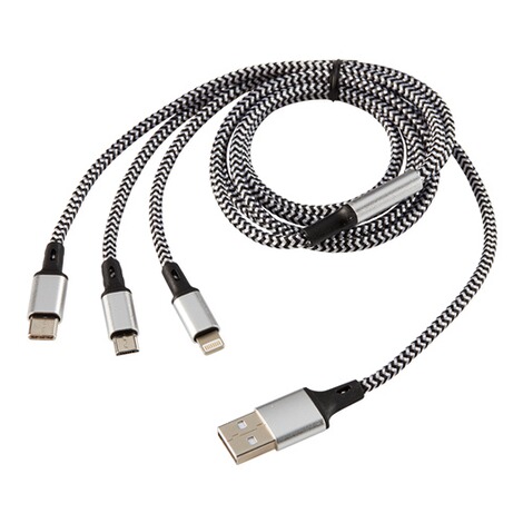 Maan oppervlakte Reis Stoffig Heitech Multi-USB-kabel "3-in-1" online kopen | Huis & Comfort