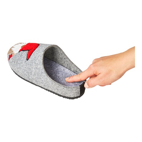 wonderwalk  Huisslippers "Trol" grijs 7