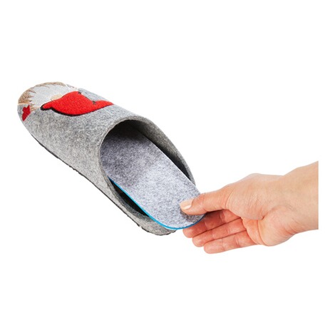 wonderwalk  Huisslippers "Trol" grijs 6