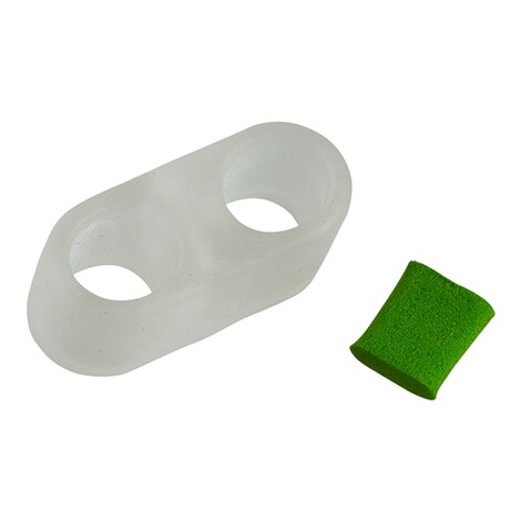DMH  Teenring met dubbele lus 2