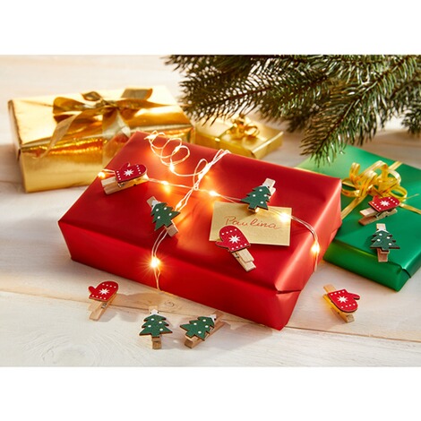 vivaDOMO®  LED-Geschenkband "Weihnachten" 2