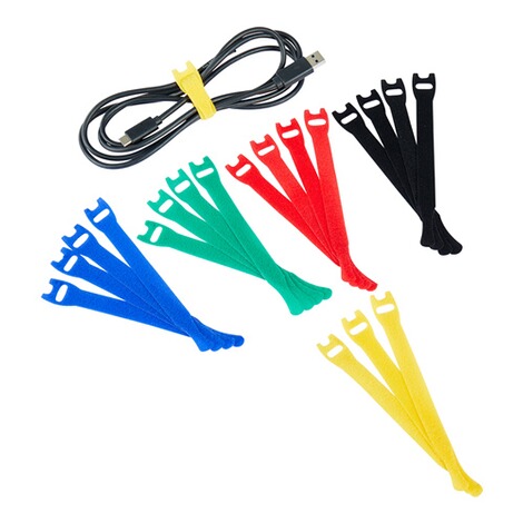 genialo  Kabelbinders met klittenband "Kat", 20 stuks 2